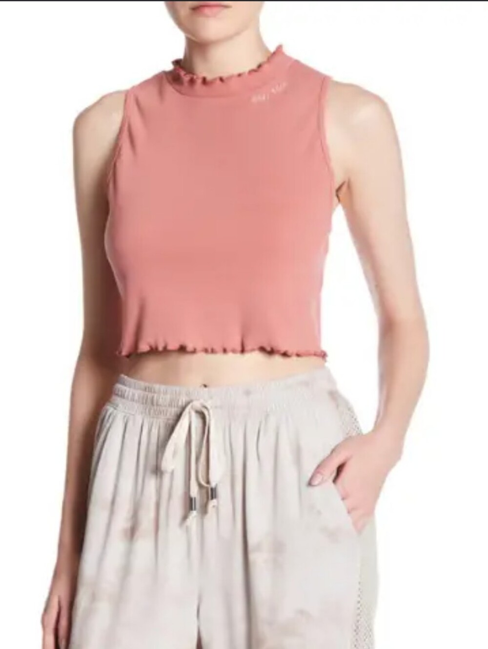 Free People Movement Retrograde Crop Tank Size Large